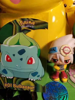 Pokemon TCG Vintage Topps 2000 TV CLEAR Bulbasaur #01 PC2 LP (Small Dent) - Image 3