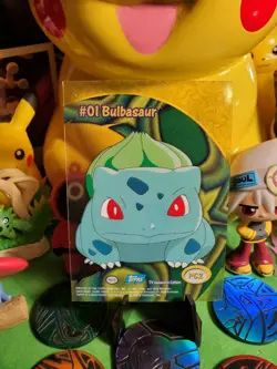 Pokemon TCG Vintage Topps 2000 TV CLEAR Bulbasaur #01 PC2 LP (Small Dent) - Image 4