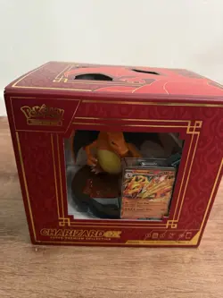 Pokemon TCG Charizard EX Super Premium Collection Box Sealed New Packs Statue - Image 1