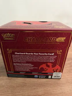 Pokemon TCG Charizard EX Super Premium Collection Box Sealed New Packs Statue - Image 3