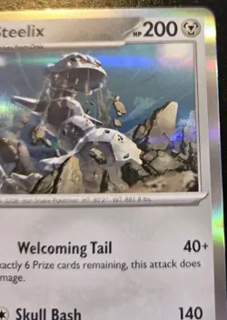 Steelix 093/132 Holo Rare Mega Evolution Pokemon TCG - Image 3