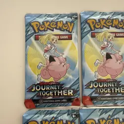 Journey Together Lot of 6 Packs Scarlet & Violet - Pokemon Booster Packs - New - Image 2