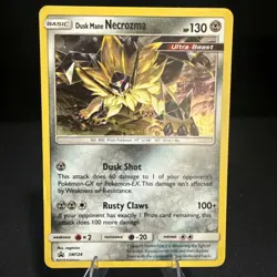Pokemon Sun & Moon Black Star Promo Dusk Mane Necrozma SM124 - Image 1