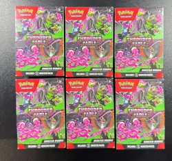 Pokemon Scarlet & Violet Shrouded Fable Booster Bundle LOT of 6 - Image 1
