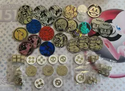 Pokemon TCG Lot Of 36 Coins + Metal Dice, Charizard UPC Metal Coins, etc. - Image 1