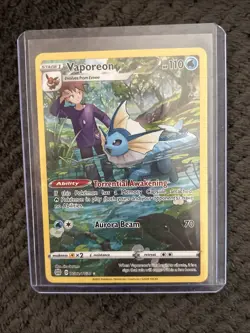 Pokemon Vaporeon TCG TG02/TG30 Brilliant Stars Trainer Gallery Ultra Rare Holo - Image 3