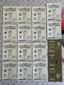 Pokemon 1999 Merlin Collections & Artbox, Lot of 17 Stickers, NM - Image 4