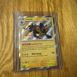 Luxray NM Baby Shiny 137/091 SV: Paldean Fates Pokemon TCG Holo - Image 1