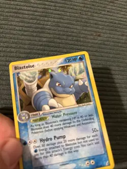 Pokemon TCG Blastoise EX Crystal Guardians 14/100 Cosmos Holo - Image 3