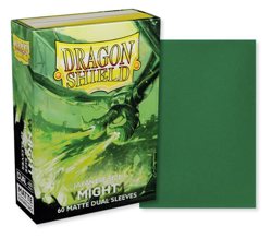 Dual Matte Might 60 ct Dragon Shield Japanese YuGiOh Sleeves - Image 1