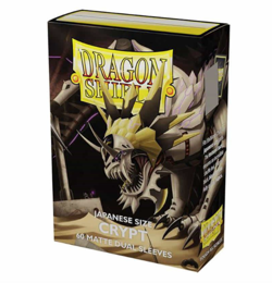 Dual Matte Crypt 60 ct Dragon Shield Sleeves Japanese Size YuGiOh - Image 1