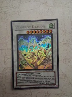 Yu-Gi-Oh! TCG Stardust Dragon TDGS-EN040 Ghost Rare Unlimited - Image 1