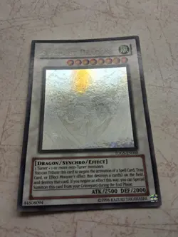 Yu-Gi-Oh! TCG Stardust Dragon TDGS-EN040 Ghost Rare Unlimited - Image 3