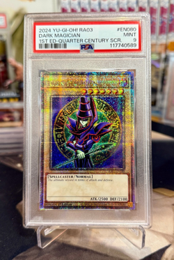 Dark Magician (Quarter Century Secret Rare) Yu-Gi-Oh RA03-EN080 PSA 9 - Image 1