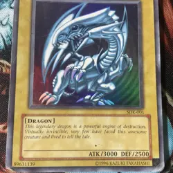 1996 Blue-Eyes White Dragon Holo - BEWD Unlimited - Ultra Rare - heavy,PLAYD - Image 4