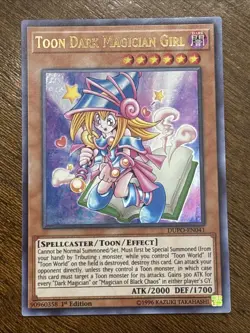 Toon Dark Magician Girl DUPO-EN041 Duel Power 1st Edition Ultra Rare VLP - Image 1