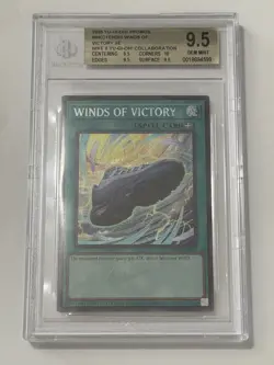 YU-GI-OH X Nike Promo Card Winds Of Victory Air Max Muscle 95 Spell Card BGS 9.5 - Image 1