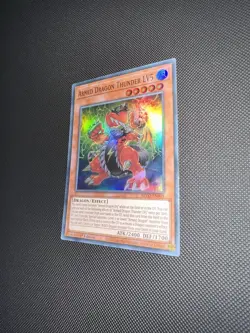 Armed Dragon Thunder LV5 BLVO-EN003 Super Rare Yu-Gi-Oh Card 1st Edition New - Image 3