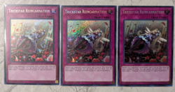 Yu-Gi-Oh! Trickstar Reincarnation (x3), Secret Rare, 1st Ed, COTD, NM - Image 1