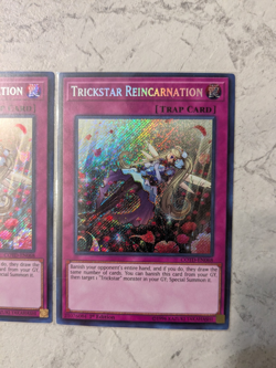 Yu-Gi-Oh! Trickstar Reincarnation (x3), Secret Rare, 1st Ed, COTD, NM - Image 4