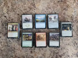 Magic the Gathering 540 Card Cube 12 Player Draft All Uncommon W/ Basic Lands - Image 2