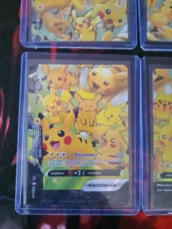 Pikachu V-Union [Set of 5] SWSH: Sword & Shield Promo Cards Holo With Jumbo Card - Image 3