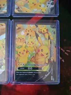 Pikachu V-Union [Set of 5] SWSH: Sword & Shield Promo Cards Holo With Jumbo Card - Image 4