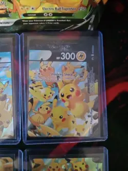 Pikachu V-Union [Set of 5] SWSH: Sword & Shield Promo Cards Holo With Jumbo Card - Image 5