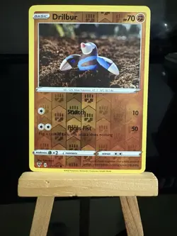 DRILBUR - 91/185 Vivid Voltage NM - Reverse Holo Common - Pokemon TCG Card - Image 1