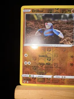 DRILBUR - 91/185 Vivid Voltage NM - Reverse Holo Common - Pokemon TCG Card - Image 5