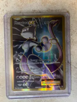 Pokemon Mewtwo EX TCG Full Art Holo Ultra Rare Card 103/108 XY Evolutions NM - Image 1