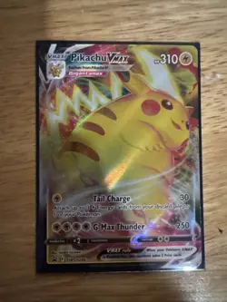 Pikachu VMAX SWSH062 Gigantamax Holo Rare Promo Card - Image 1