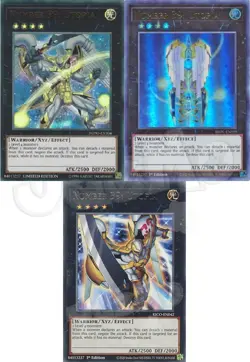Yugioh Number 39 Utopia - 3 different artwork - NM- Plus Free Holo Card - Image 1