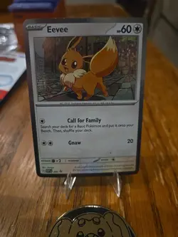 Eevee - SVP 200 Rivals Cosmos Holo Black Star Promo Card LP/NM - Image 2