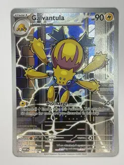 Pokemon Galvantula TCG White Flare Illustration Rare Card 117/086 NM/M Condition - Image 1