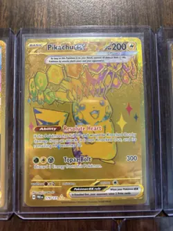 Pokemon TCG - Gold Card Lot of 11 Cards - Scarlet and Violet Era - All NM! - Image 2