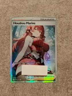 Pokemon Houshou Marine Trainer Sexy Story Anime Waifu Adult Foil Card - Image 1