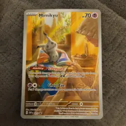 Pokemon TCG Mimikyu Scarlet & Violet SVP 075 Holo Promo Card Sealed, Near Mint - Image 1