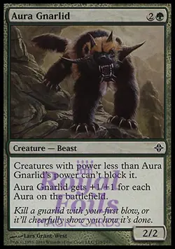 Aura Gnarlid 1x FOIL ROE MTG Rise of Eldrazi Common MINT green - Image 1