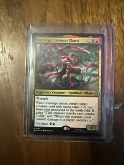 MTG, Carnage, Crimson Chaos 125 NM Marvel's Spider-Man Regular SPM Non-Foil - Image 1