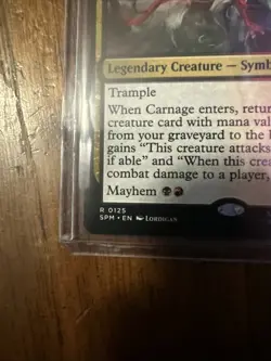 MTG, Carnage, Crimson Chaos 125 NM Marvel's Spider-Man Regular SPM Non-Foil - Image 2