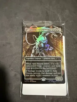 Agent Anti-Venom, Horrifying Healer Marvel Legends foil promo Magic MTG - Image 1