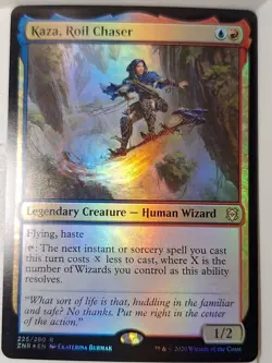 Kaza, Roil Chaser - FOIL - Zendikar Rising - Magic the Gathering MTG Nice! - Image 1