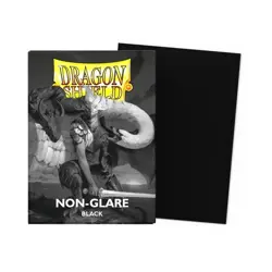 Dragon Shield Non-Glare Matte Black Standard 100ct Sleeves - MTG Pokemon - Image 1