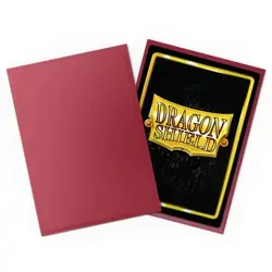 Dragon Shield Non-Glare Matte Blood Red Standard 100ct Sleeves - MTG Pokemon - Image 2