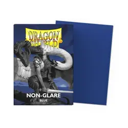 Dragon Shield Non-Glare Matte Blue Standard 100ct Sleeves - MTG Pokemon - Image 1
