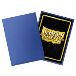 Dragon Shield Non-Glare Matte Blue Standard 100ct Sleeves - MTG Pokemon - Image 2