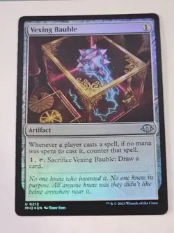 MTG - FOIL Vexing Bauble - Modern Horizons 3 - Image 1