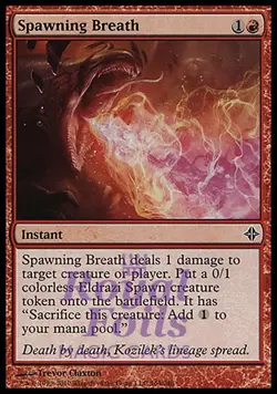 Spawning Breath 1x FOIL ROE MTG Rise of Eldrazi Common MINT red - Image 1