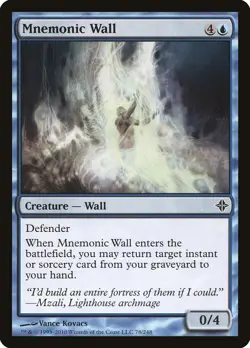 Mnemonic Wall 1x FOIL ROE MTG Rise of Eldrazi Common MINT blue - Image 1